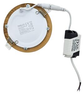 LED Podhledové svítidlo CIRCLE LED/6W/230V 4200K pr. 11,8 cm hnědá