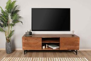Designový TV stolek Nafasi 150 cm vzor ořech - Skladom