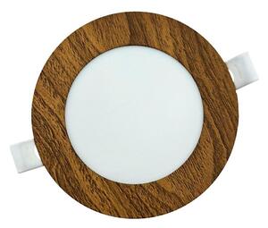 LED Podhledové svítidlo CIRCLE LED/6W/230V 4200K pr. 11,8 cm hnědá