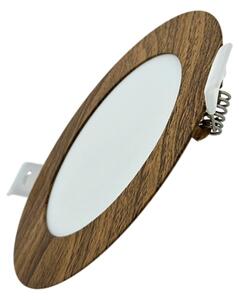 LED Podhledové svítidlo CIRCLE LED/6W/230V 4200K pr. 11,8 cm hnědá