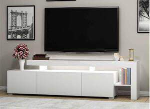 Designový TV stolek Calissa 192 cm bílý - II. tŕída