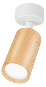 Brilagi - Bodové svítidlo SELE 1xGU10/30W/230V bílá/dekor dubu