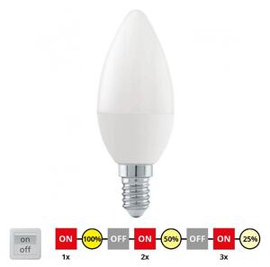LED Stmívatelná žárovka C37 E14/6W/230V 3000K - Eglo 54834