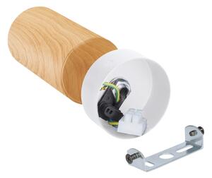 Brilagi - Bodové svítidlo SELE 1xGU10/30W/230V bílá/dekor dubu