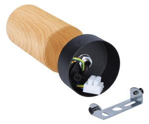 Brilagi - Bodové svítidlo SELE 1xGU10/30W/230V černá/dekor dubu