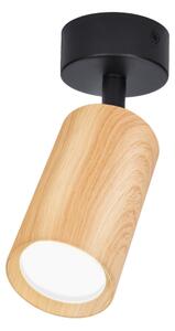 Brilagi - Bodové svítidlo SELE 1xGU10/30W/230V černá/dekor dubu