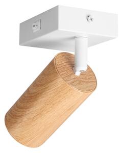Brilagi - Nástěnné bodové svítidlo SELE 1xGU10/30W/230V bílá/dekor dubu