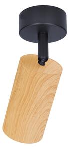 Brilagi - Bodové svítidlo SELE 1xGU10/30W/230V černá/dekor dubu