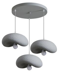 BRILAGI - Lustr na lanku WABI SABI 3xE27/60W/230V šedá