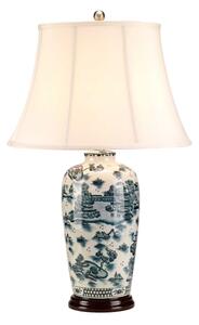 Elstead BLUE-TRAD-WP-TL - Stolní lampa BLUE TRADITIONAL 1xE27/60W/230V