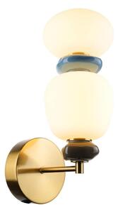 ITALUX WL-94981-1B-GD - LED Nástěnná lampa EVANS LED/12W/230V 3000K zlatá