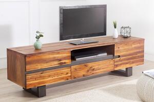 Televizní stolek GENESIS 160 CM masiv akácie Nábytek | Obývací pokoj | Televizní stolky