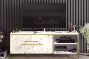 Designový TV stolek Abequa 160 cm bílý