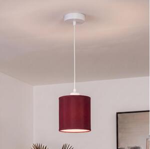 BRILAGI -LED Lustr na lanku NUBILA 1xE27/60W/230V pr.14cm bílá/pompejská červená