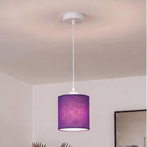 BRILAGI - LED Lustr na lanku NUBILA 1xE27/60W/230V pr. 14 cm bílá/fialová