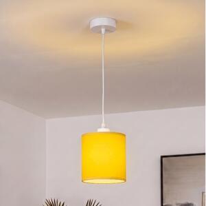 BRILAGI - LED Lustr na lanku NUBILA 1xE27/60W/230V pr. 14 cm bílá/žlutá