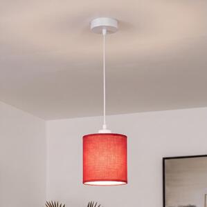 BRILAGI - LED Lustr na lanku NUBILA 1xE27/60W/230V pr. 14 cm bílá/červená