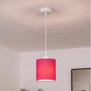 BRILAGI - LED Lustr na lanku NUBILA 1xE27/60W/230V pr. 14 cm bílá/růžová
