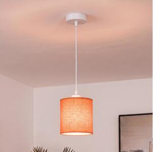 BRILAGI - LED Lustr na lanku NUBILA 1xE27/60W/230V pr. 14 cm bílá/oranžová