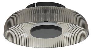 ITALUX WL-36482-GR-LED Stropní svít PASSO LED/8W/230V 3000K pr. 25 cm kouř černá