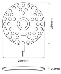 Magnetický LED modul LED/36W/230V 2700-6500K pr. 24 cm - Brilagi