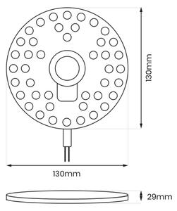 Magnetický LED modul LED/12W/230V 2700-6500K pr. 13 cm - Brilagi