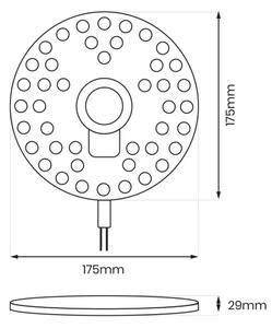 Magnetický LED modul LED/24W/230V 2700-6500K pr. 17,5 cm - Brilagi