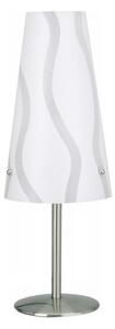 Brilliant - Stolní lampa ISI 1xE14/40W/230V bílá/šedá/lesklý chrom