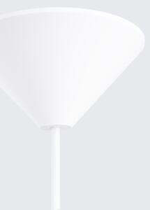 Sollux SL.1327 - Lustr na lanku FRIKA 1xE27/15W/230V pr. 34 cm bílá