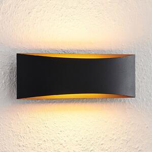 Arcchio LED nástěnné svítidlo Jelle, 27 cm, černé