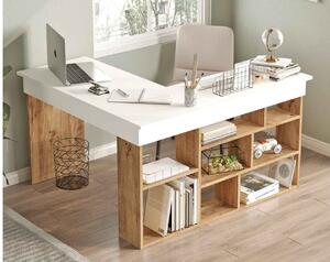 Designový rohový psací stůl Daisy borovice