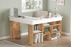 Designový rohový psací stůl Daisy borovice