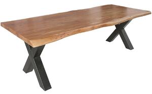 Moebel Living Masivní akátový jídelní stůl Holz X 240x100 cm