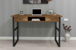 Designový psací stůl Daemyn 120 cm vzor ořech