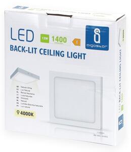 Aigostar - LED Stropní přisazené svítidlo LED/12W/230V 17,3x17,3 cm 4000K bílá