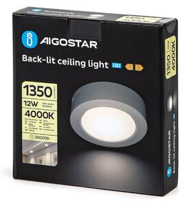 Aigostar - LED Stropní přisazené svítidlo LED/12W/230V pr. 17,4 cm 4000K bílá