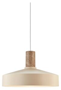 Nordlux - Lustr na lanku ELVAS 1xE27/60W/230V pr. 37,5 cm béžová