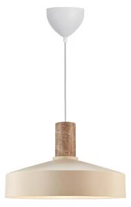 Nordlux - Lustr na lanku ELVAS 1xE27/60W/230V pr. 37,5 cm béžová
