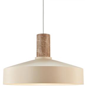 Nordlux - Lustr na lanku ELVAS 1xE27/60W/230V pr. 37,5 cm béžová