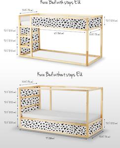 Samolepky Ikea Kura Bed Trojúhelníky
