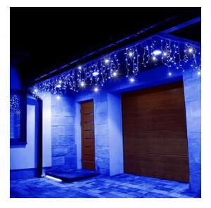 SPRINGOS LED krápníky - 14,5m, 300LED, IP44, modrá + záblesky CL0318-XG