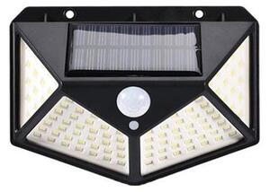 LED Solární nástěnné svítidlo se senzorem LED/1W/3,7V 6500K IP44 1200 mAh