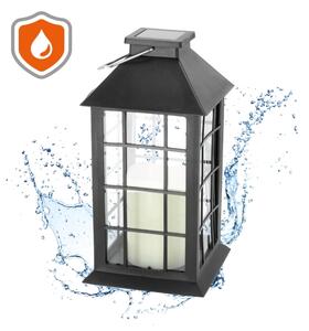 LED Solární závěsné svítidlo LED/0,02W/1,2V 1xAA 2700K IP44 200 mAh černá