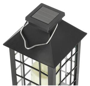 LED Solární závěsné svítidlo LED/0,02W/1,2V 1xAA 2700K IP44 200 mAh černá