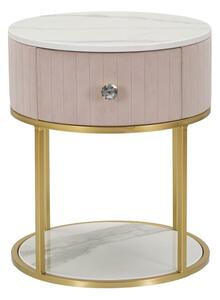 Noční stolek MONTPELLIER ROSA 42X48 cm