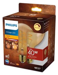LED Stmívatelná žárovka VINTAGE Philips G95 E27/5,5W/230V 2200K