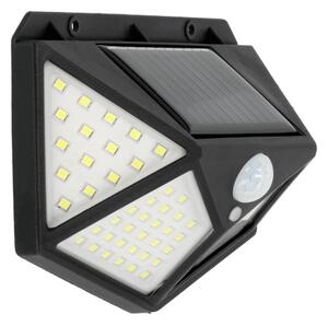 LED Solární nástěnné svítidlo se senzorem LED/1W/3,7V 6500K IP44 1200 mAh