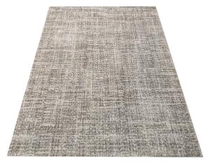 Moderní jednobarevný béžový koberec do obývacího pokoje