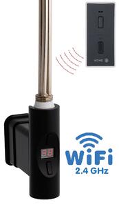 Hydronix Home Plus WiFi, O-profil, topná tyč 300 W Barva topné tyče: Černá, Připojení topné tyče: Bez kabelu s mechanickým vypínačem