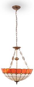 Brilagi - Tiffany vitrážový lustr na řetězu SIENNA 3xE27/60W/230V pr. 50 cm